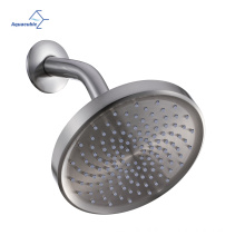 Aquacubic cUPC 6" bathroom stainless steel overhead rain shower head brushed nickel